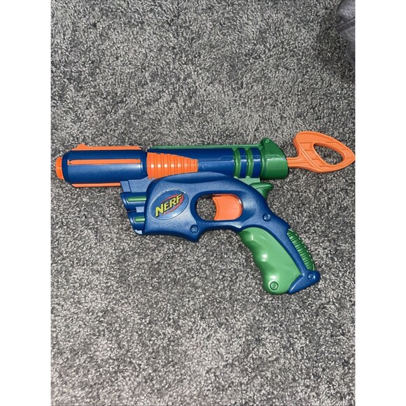 Vintage 2003 Nerf Tech Target Single Shot Dart Gun Blaster - Tested Works! Rare - Picture 1 of 2